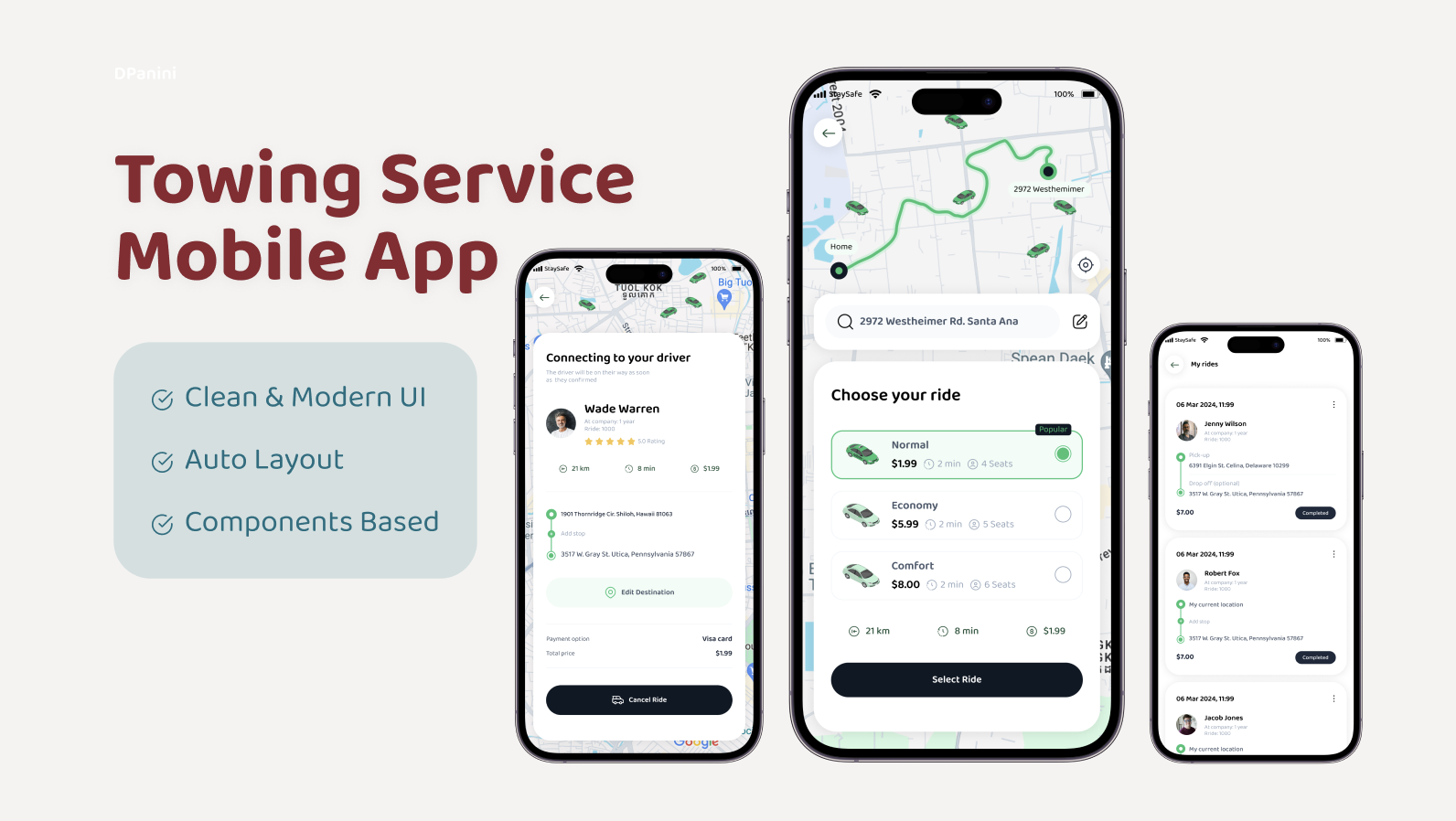 Dpanini - Towing Service Platform